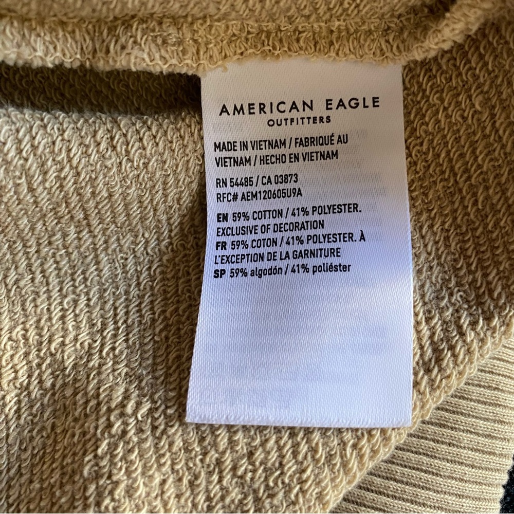 American Eagle This Feels Seriously Lived-In Tan Sweater - Picture 14 of 14